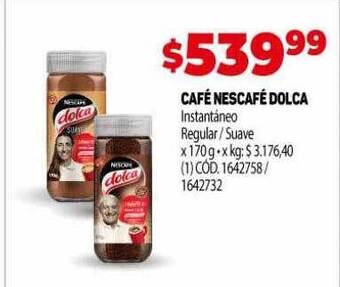 Makro Café nescafé dolca oferta