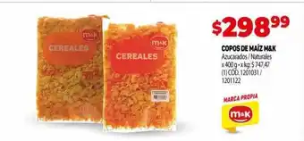 Makro Copos de maíz m&k oferta