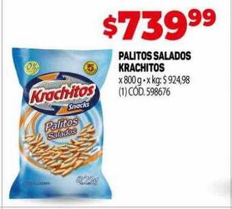 Makro Palitos salados krachitos oferta