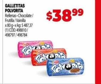 Makro Galletitas polvorita oferta