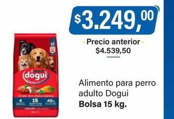 Supermercados Damesco Alimento para perro adulto dogui oferta