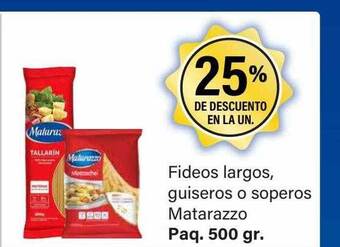 Supermercados Damesco Fideos largos, guiseros o soperos matarazzo oferta
