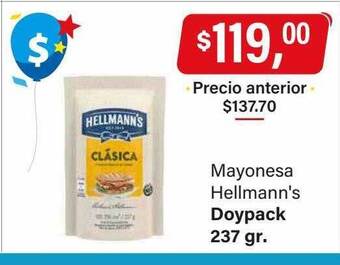 Supermercados Damesco Mayonesa hellmann's oferta