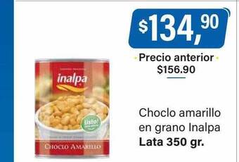 Supermercados Damesco Choclo amarillo en grano inalpa oferta