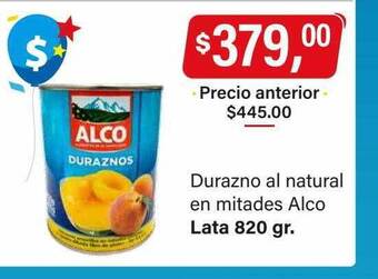 Supermercados Damesco Durazno al natural en mitades alco oferta