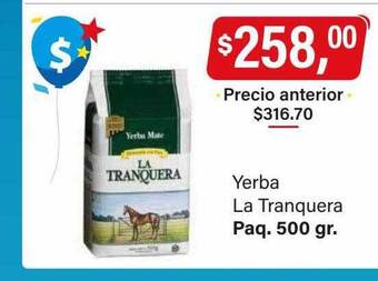 Supermercados Damesco Yerba la tranquera oferta