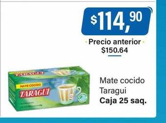 Supermercados Damesco Mate cocido taragui oferta