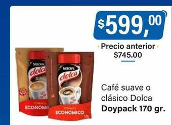 Supermercados Damesco Café suave o clásico dolca oferta