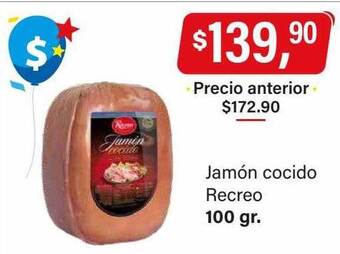 Supermercados Damesco Jamón cocido recreo oferta