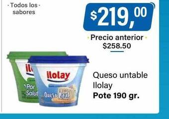 Supermercados Damesco Queso untable ilolay oferta