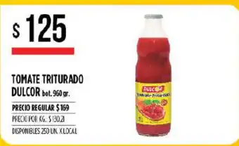 Supermercados Vea Dulcor Tomate Triturado 960gr oferta