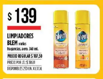 Supermercados Vea Blem Limpiadores 360ml oferta