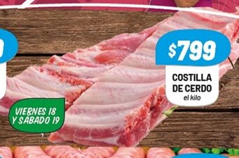 Almacor Costilla de Cerdo oferta