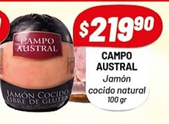 Almacor Campo Austral Jamón Cocido Natural oferta