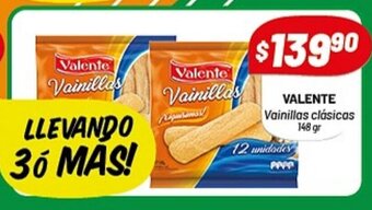 Almacor Valente Vainillas Clásicas oferta