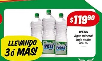 Almacor Ivess Agua Mineral Bajo Sodio oferta