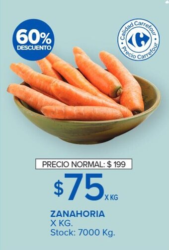 Carrefour Zanahoria x kg oferta