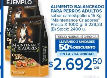 Carrefour Alimento Balanceado Para Perros Adultos oferta
