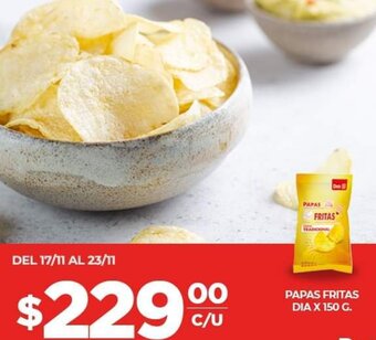 Supermercados DIA Papas Fritas Dia x 150g oferta