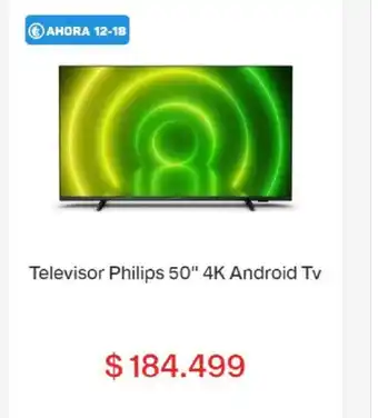 Garbarino Televisor Philips 50" 4K Android Tv oferta