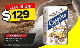 Carrefour Maxi Caserita Harina De Trigo 0000 x 1kg oferta