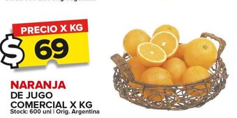 Carrefour Maxi Naranja de Jugo Comercial x Kg oferta