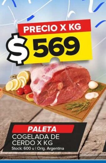 Carrefour Maxi Paleta Cogelada de Cerdo x Kg oferta