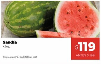Disco Sandía oferta