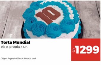 Disco Torta Mundial oferta