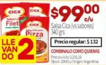Josimar Salsa cica vs sabores oferta