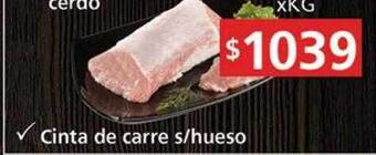 Supermercados Aiello Cinta de carre s-hueso oferta