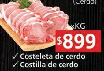 Supermercados Aiello Costeleta de cerdo costilla de cerdo oferta
