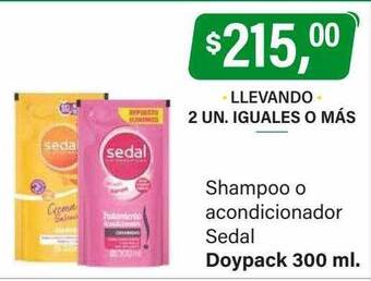 Supermercados Damesco Shampoo o acondicionador sedal oferta