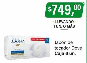 Supermercados Damesco Jabón de tocador dove oferta