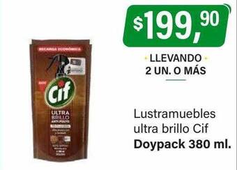 Supermercados Damesco Lustramuebles ultra brillo cif oferta