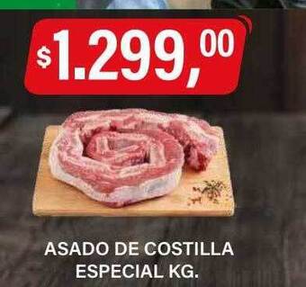Supermercados Damesco Asado de costilla especial kg oferta