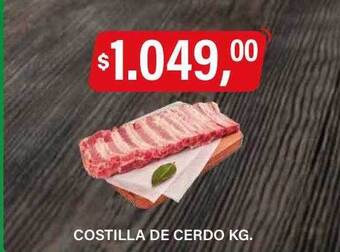 Supermercados Damesco Costilla de cerdo kg oferta
