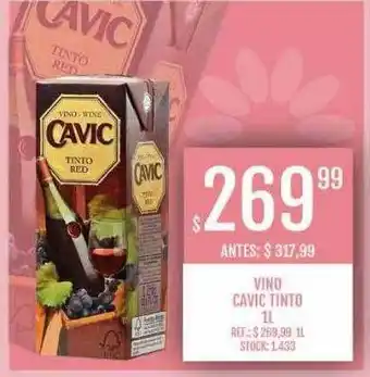 Supermercados Todo Vino cavic tinto oferta