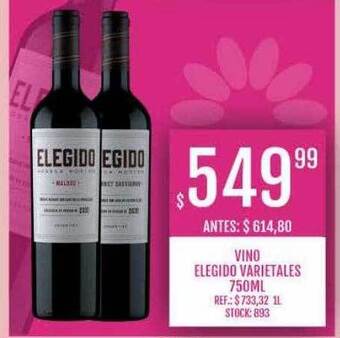 Supermercados Todo Vino elegido varietales oferta