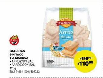 Atomo Conviene Galletas sin tacc tia maruca oferta