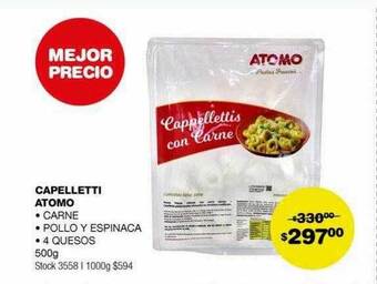 Atomo Conviene Capelletti atomo oferta