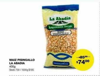Atomo Conviene Maiz pisingallo la abadia oferta