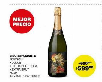 Atomo Conviene Vino espumante for you oferta