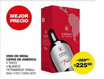 Atomo Conviene Vino de mesa cepas de américa oferta