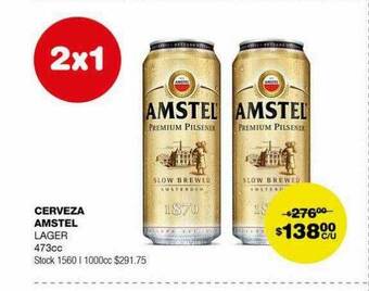 Atomo Conviene Cerveza amstel lager oferta