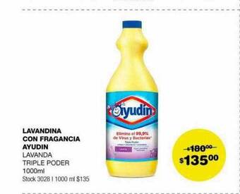 Atomo Conviene Lavandina con fragancia ayudin oferta
