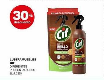 Atomo Conviene Lustramuebles cif 30% descuento oferta