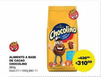 Atomo Conviene Alimento a base de cacao chocolino oferta