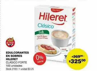 Atomo Conviene Edulcorantes en sobres hileret oferta