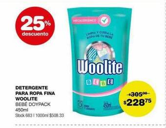 Atomo Conviene Detergente para ropa fina woolite 25% descuento oferta